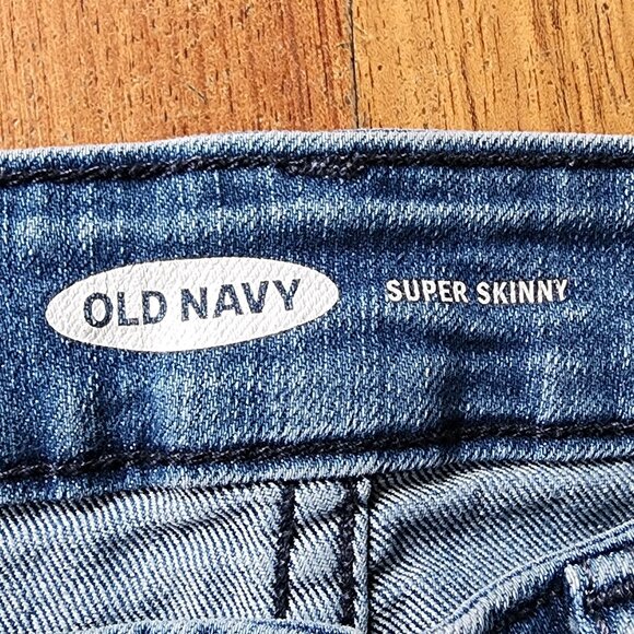 Old Navy Light Wash Denim Super Skinny Jeans Size 0 - Picture 10 of 15